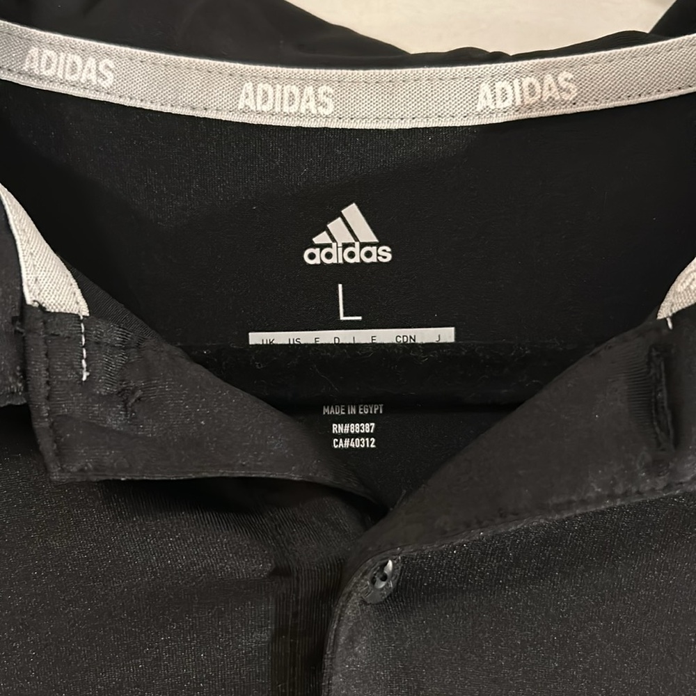 Adidas Men's Black Polo Shirt - Picture 2 of 2